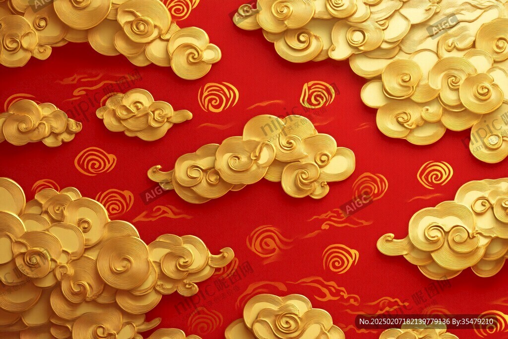 立体云纹