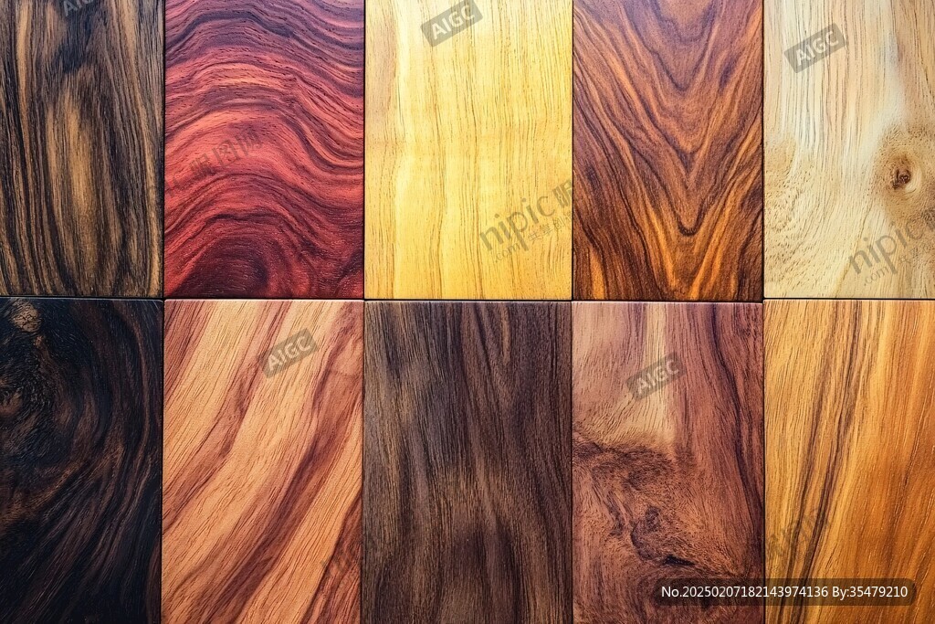 多种颜色木板木材