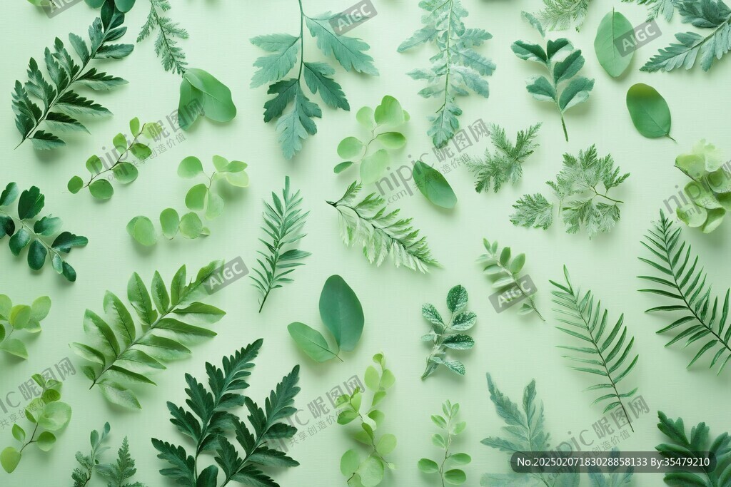 植物树叶墙纸