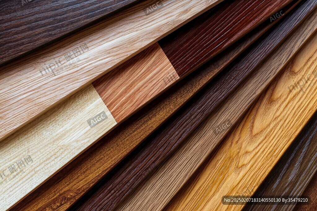 多种颜色木板木材