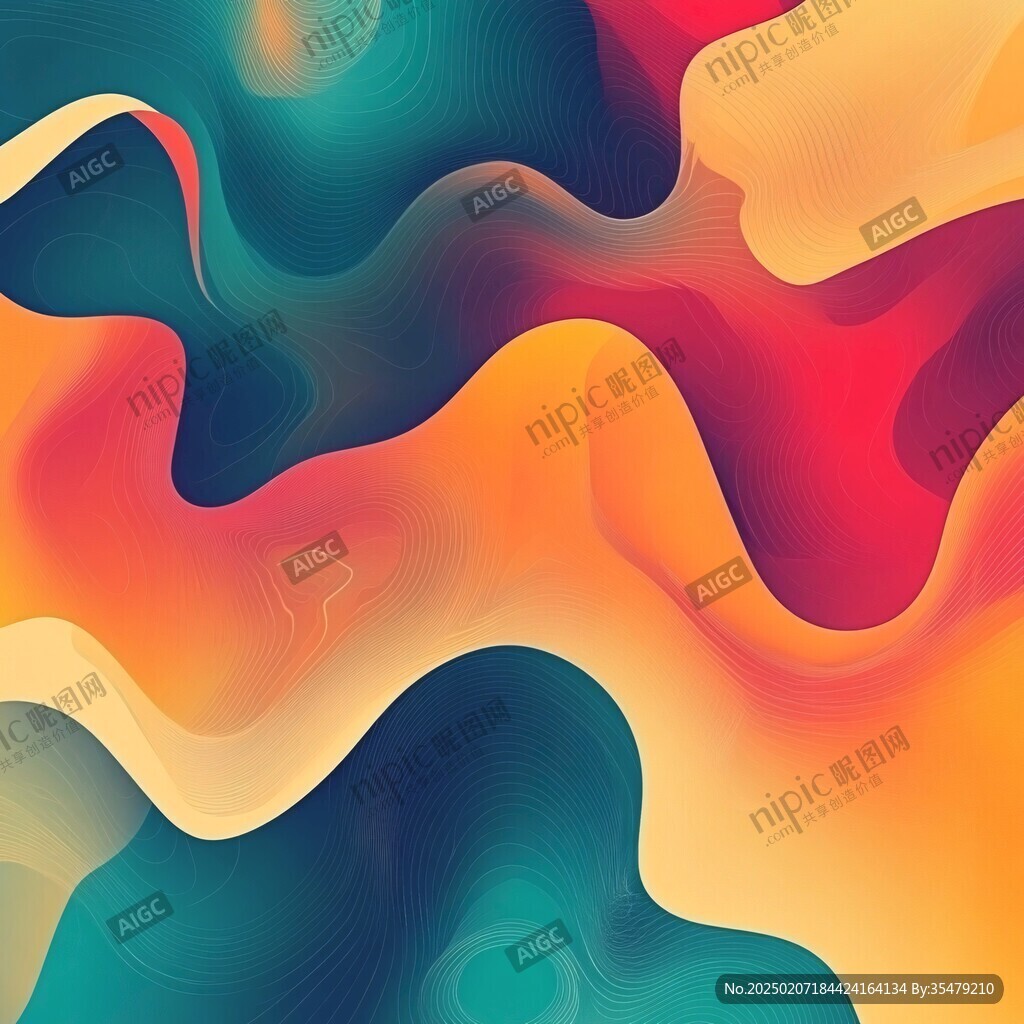 肌理彩色流体背景