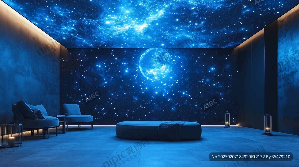 宇宙银河系背景墙