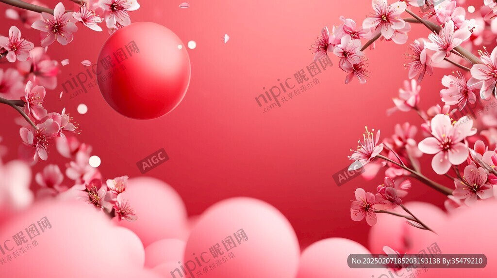 桃花节氛围装饰