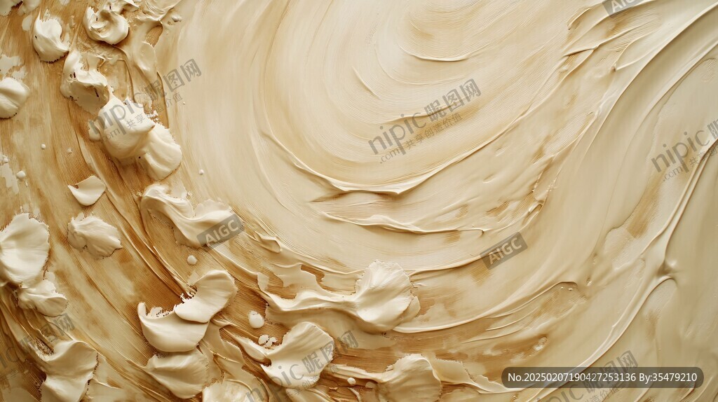 金色抽象流体纹理背景