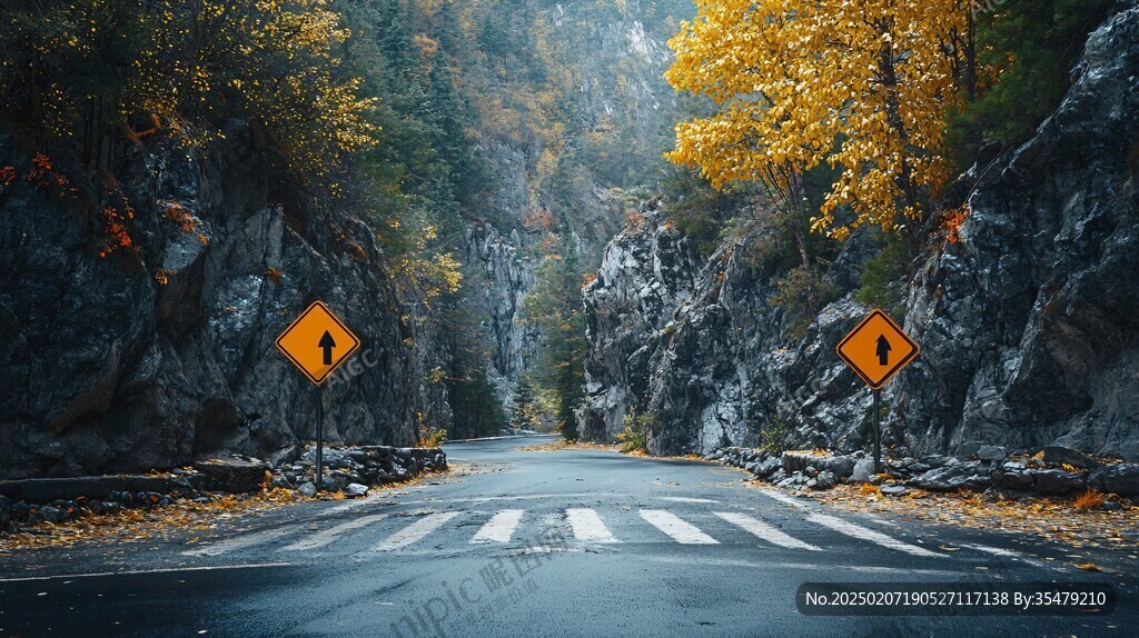 山路秋色