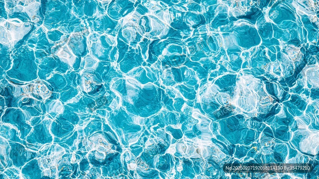 海洋水波纹泳池水纹