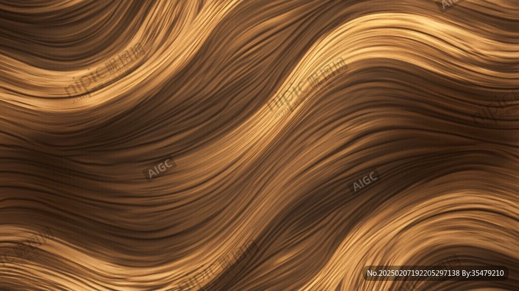 金色抽象流体纹理背景