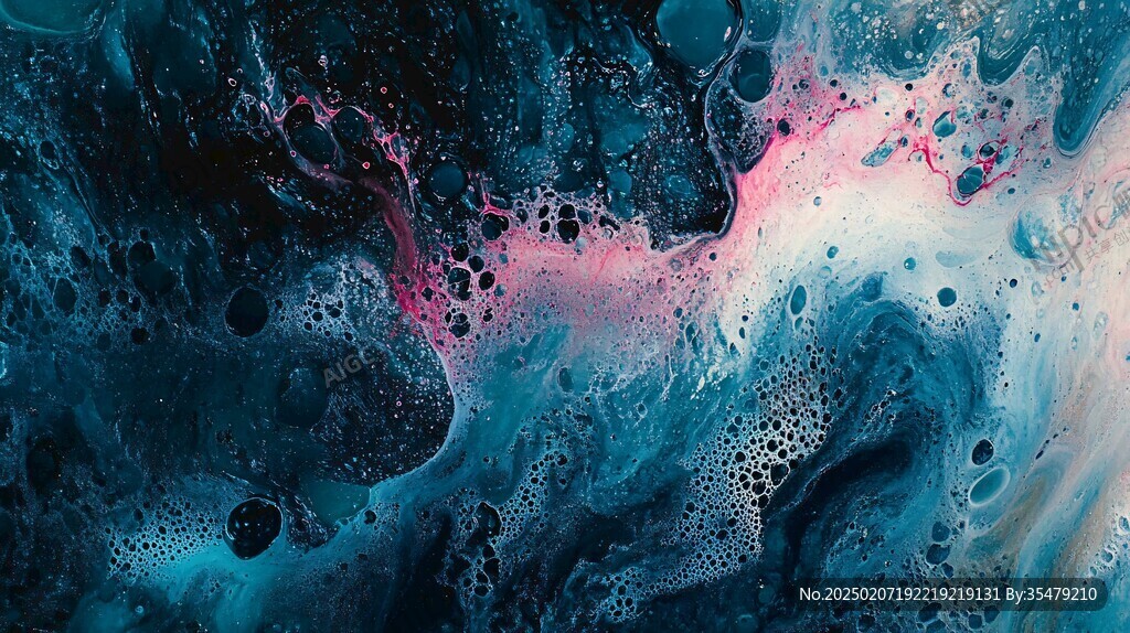 海洋流体画宇宙