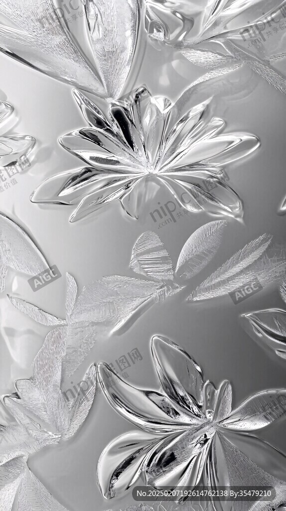 3d立体金属花纹