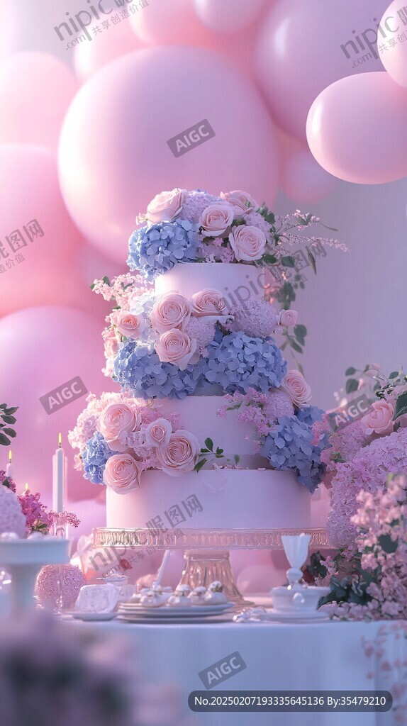 生日宴马卡龙色