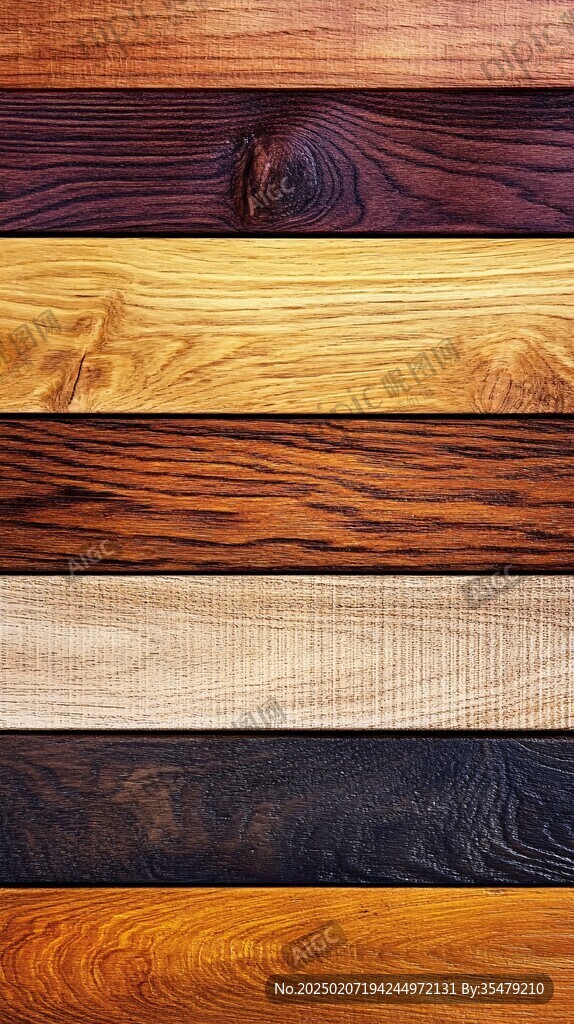多种颜色木板木材