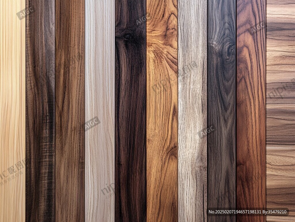 多种颜色木板木材