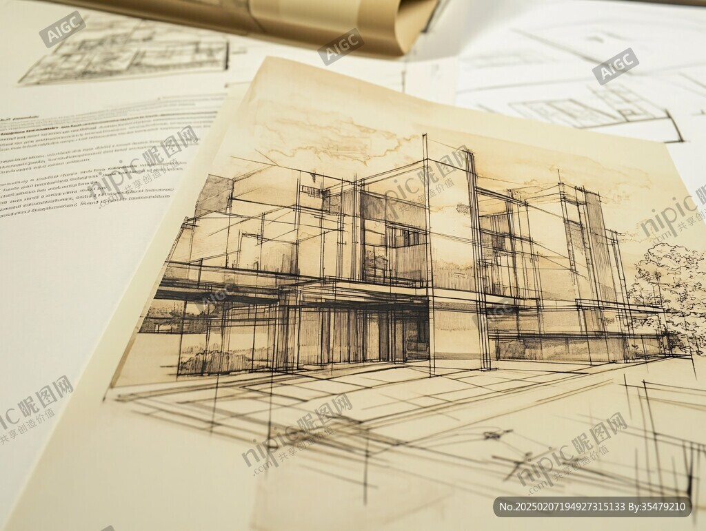 建筑手稿