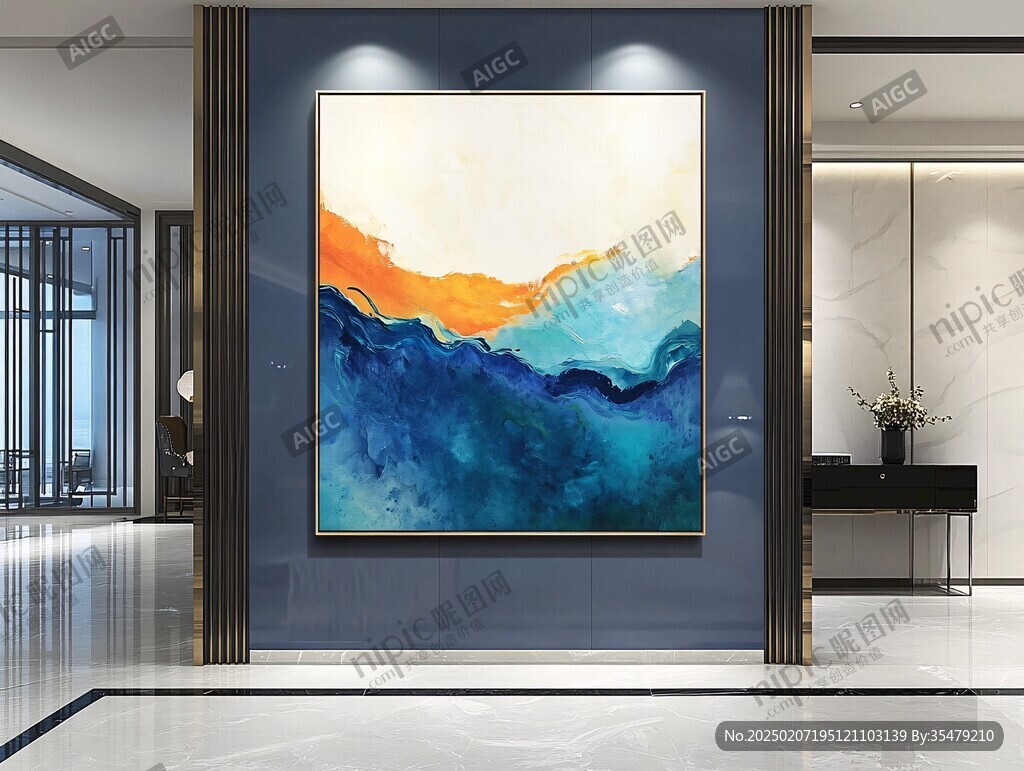 轻奢建筑画
