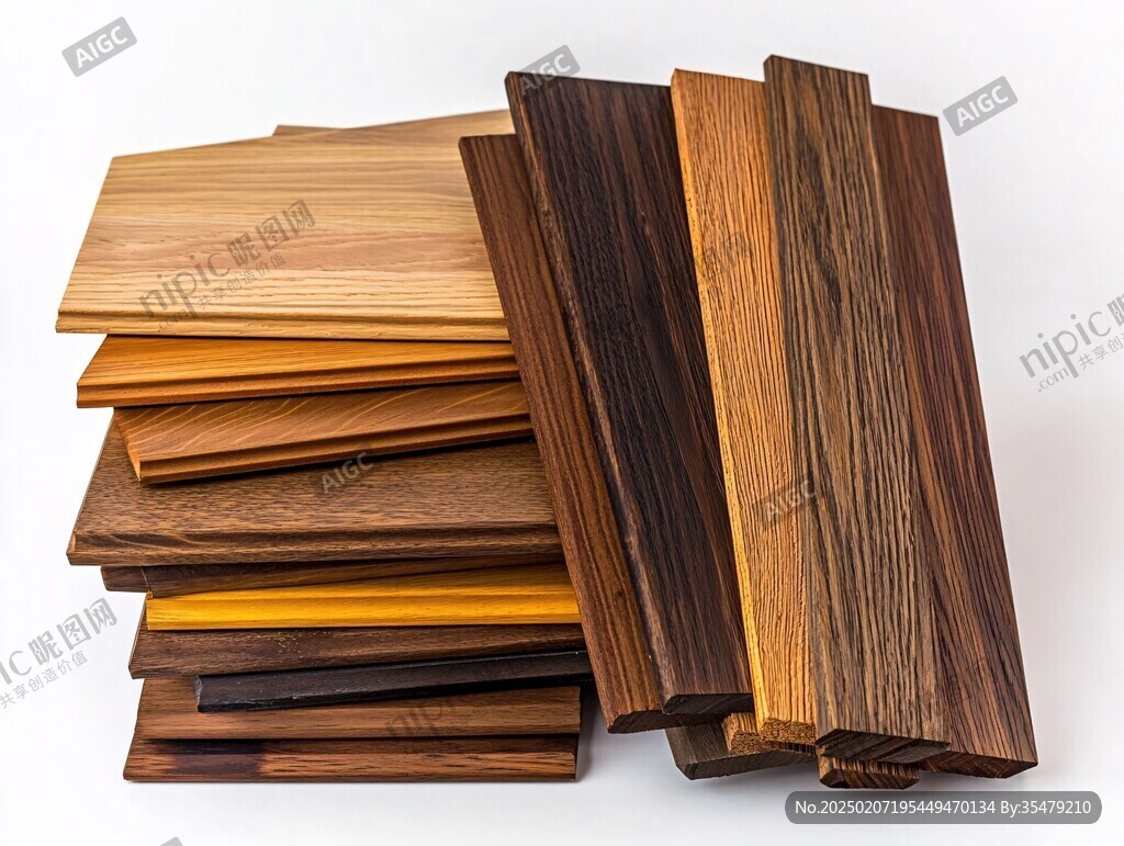 多种颜色木板木材