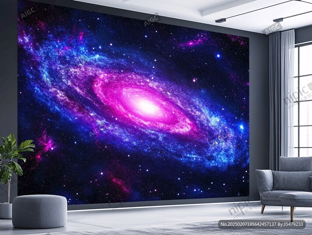 宇宙银河系背景墙