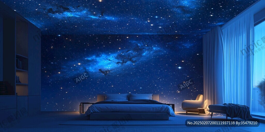 星星背景墙