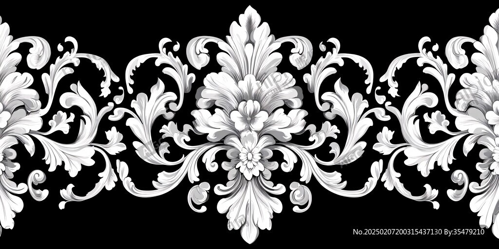 3d欧式花纹底纹