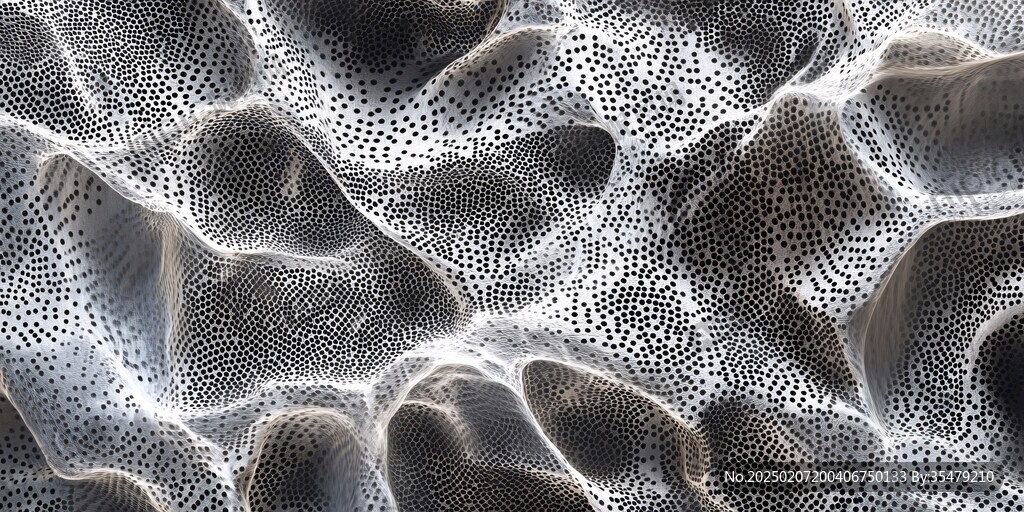 3d抽象连续凹凸肌理