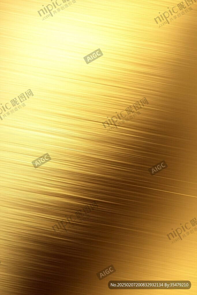 金色拉丝材质