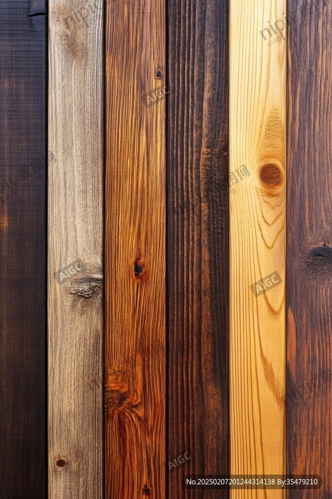 多种颜色木板木材