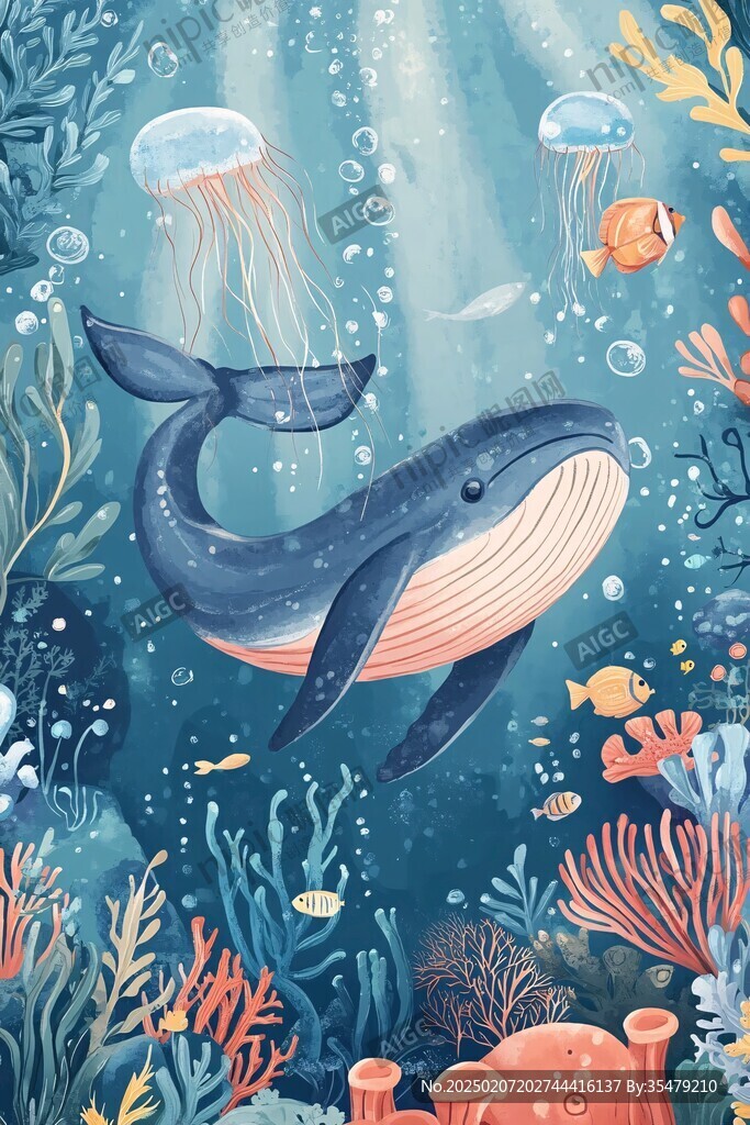 海洋世界插画