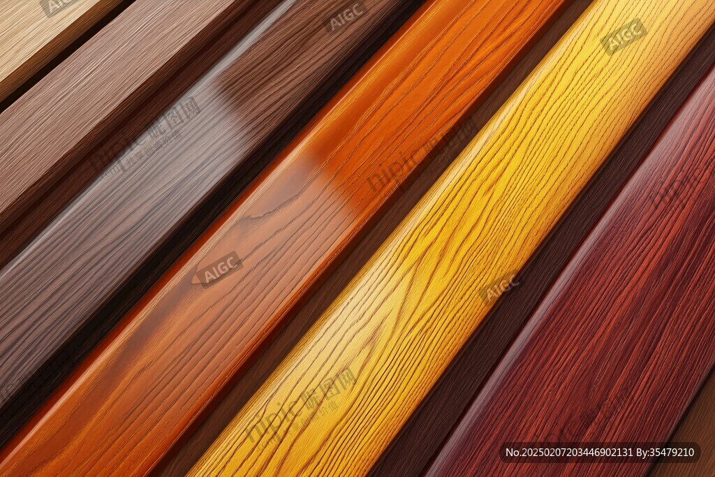 多种颜色木板木材