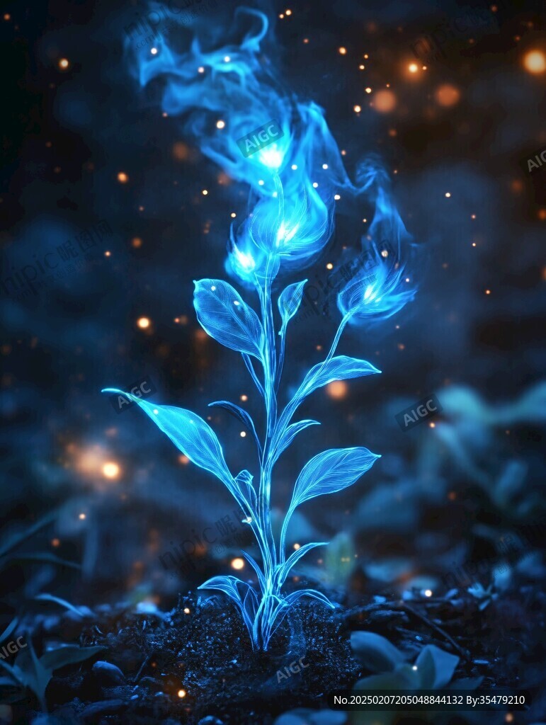 科技感花