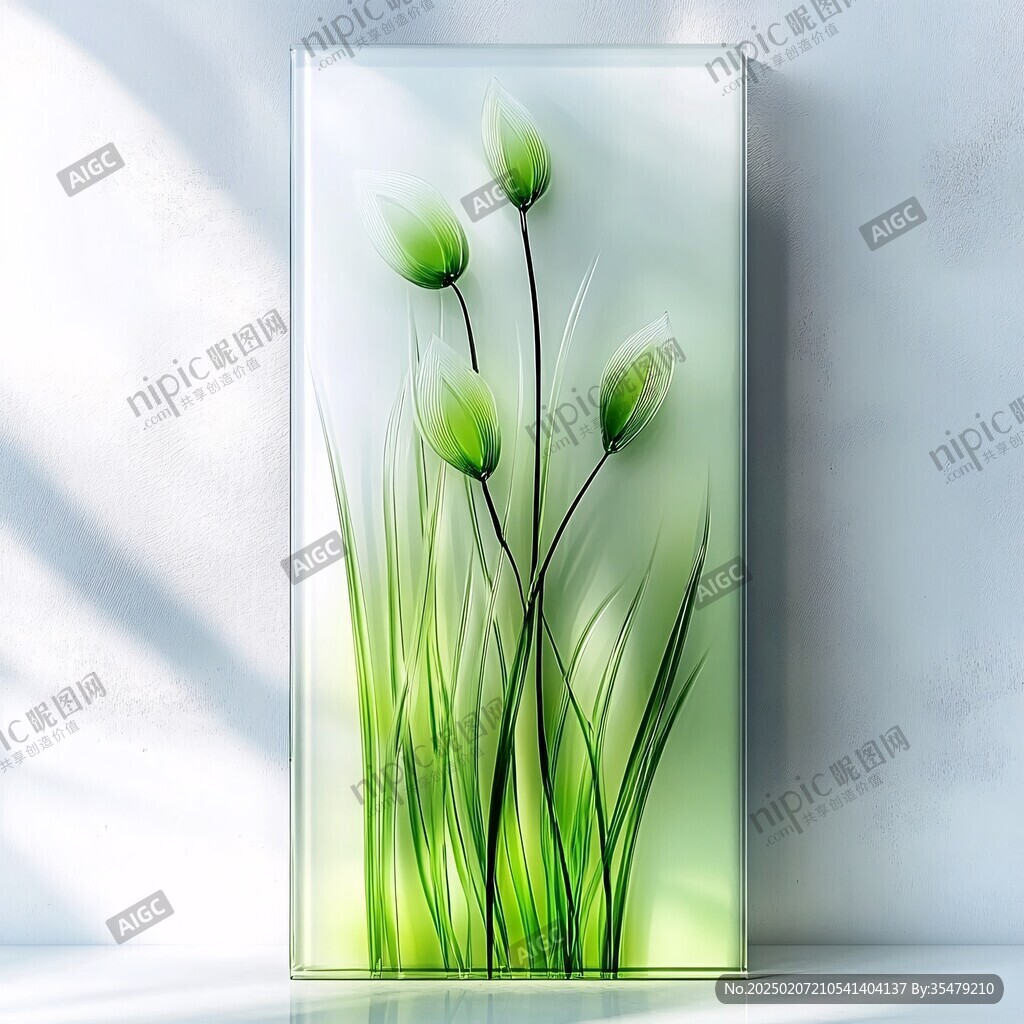 玻璃无框画