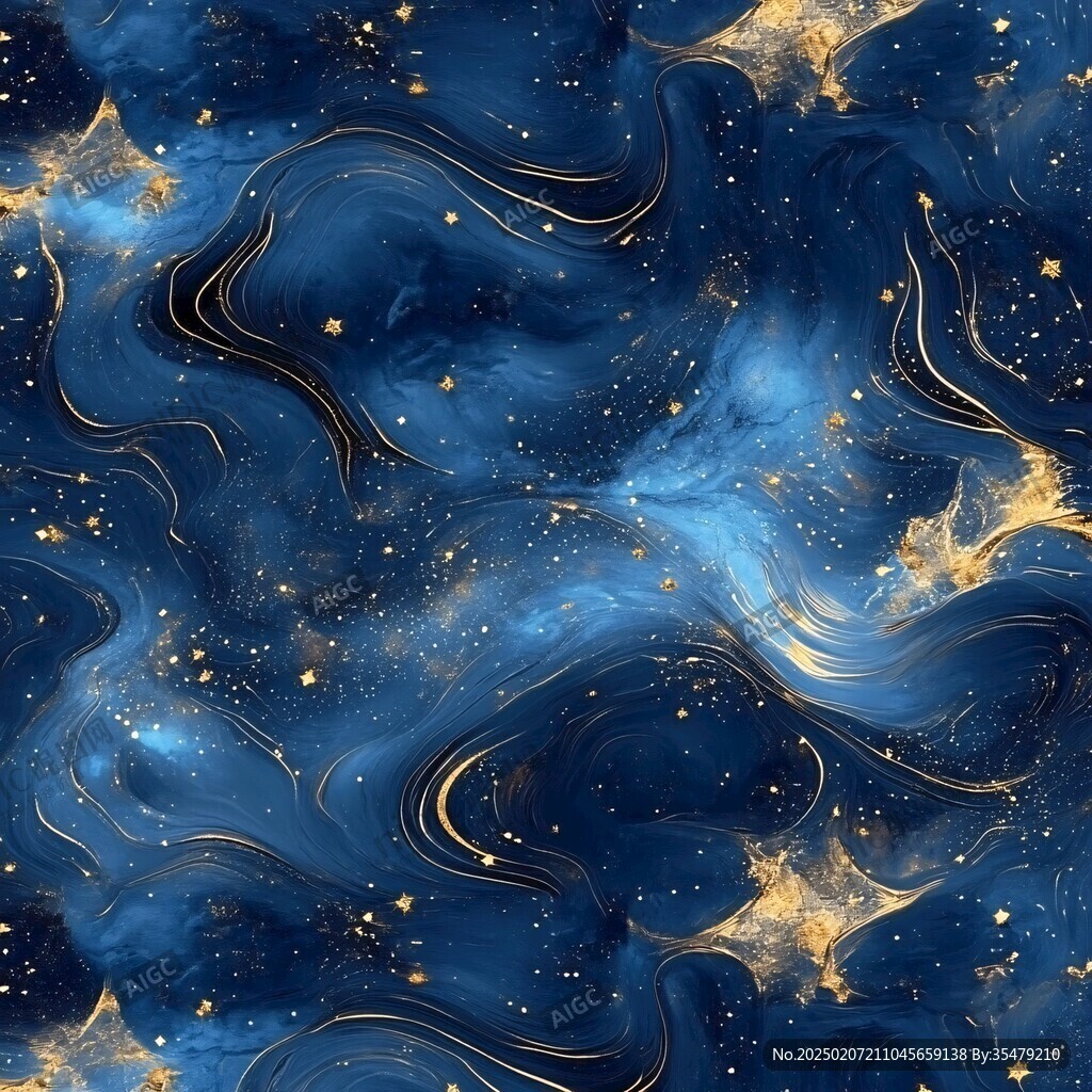 抽象写意星辰大海
