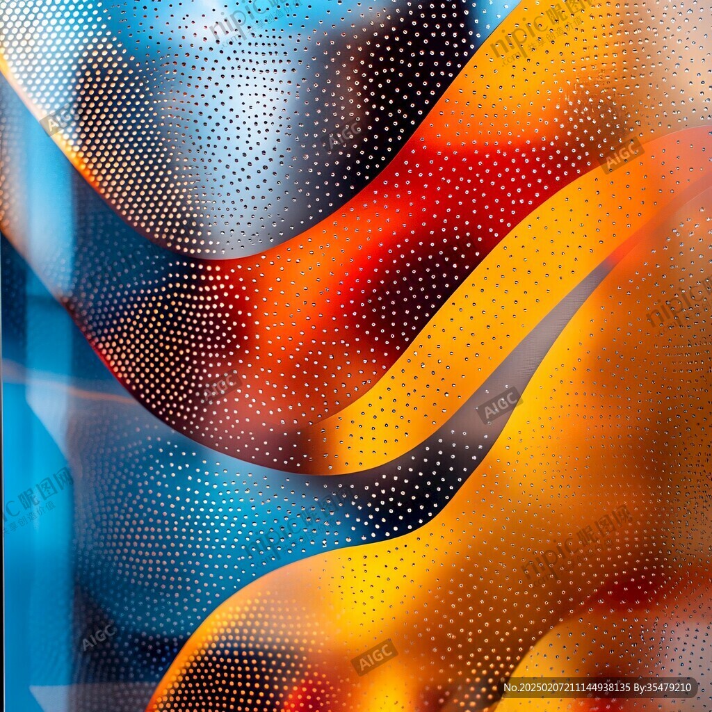 圆点渐变海报素材设计