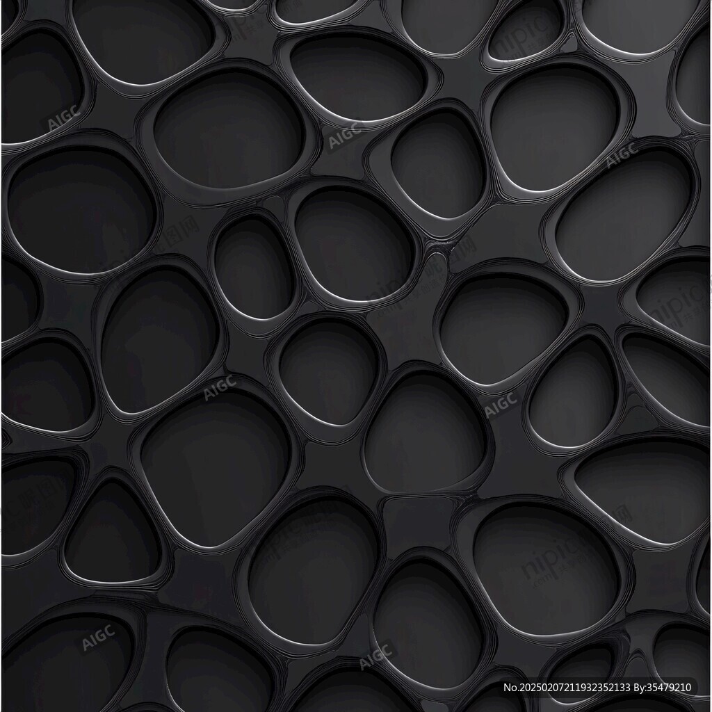 3d立体圈圈背景