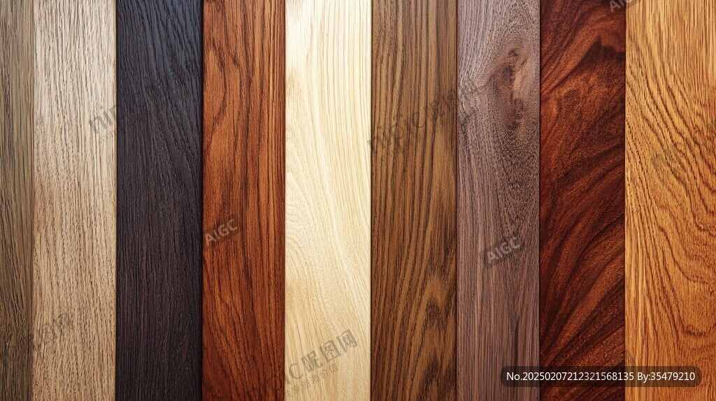 多种颜色木板木材