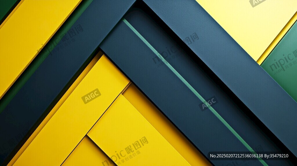 炫彩撞色立体质感背景