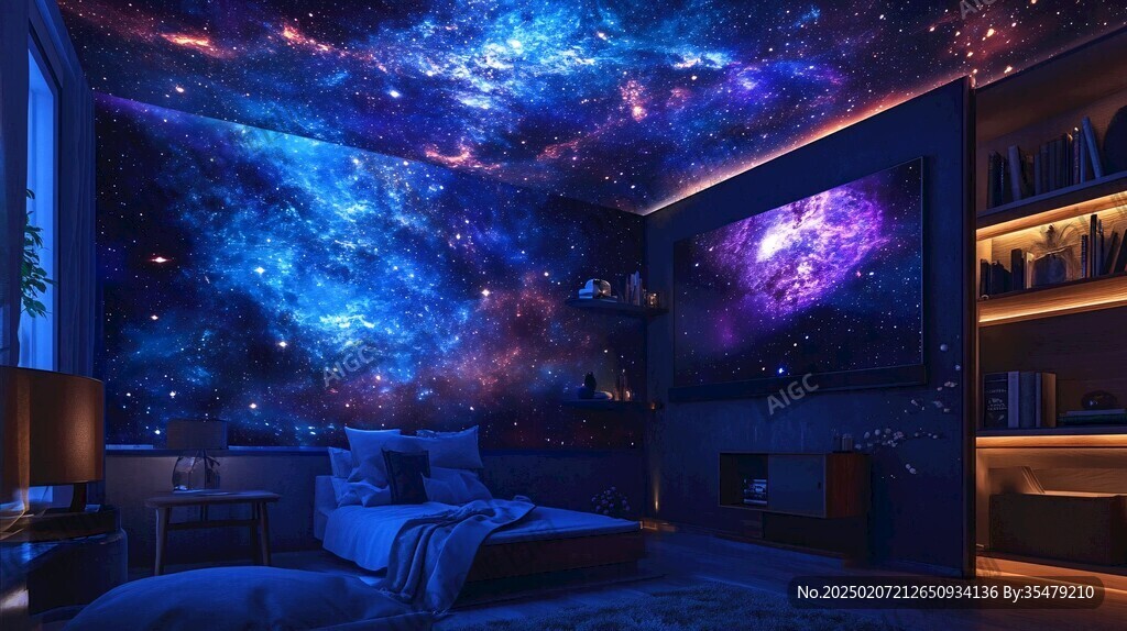 宇宙银河系背景墙