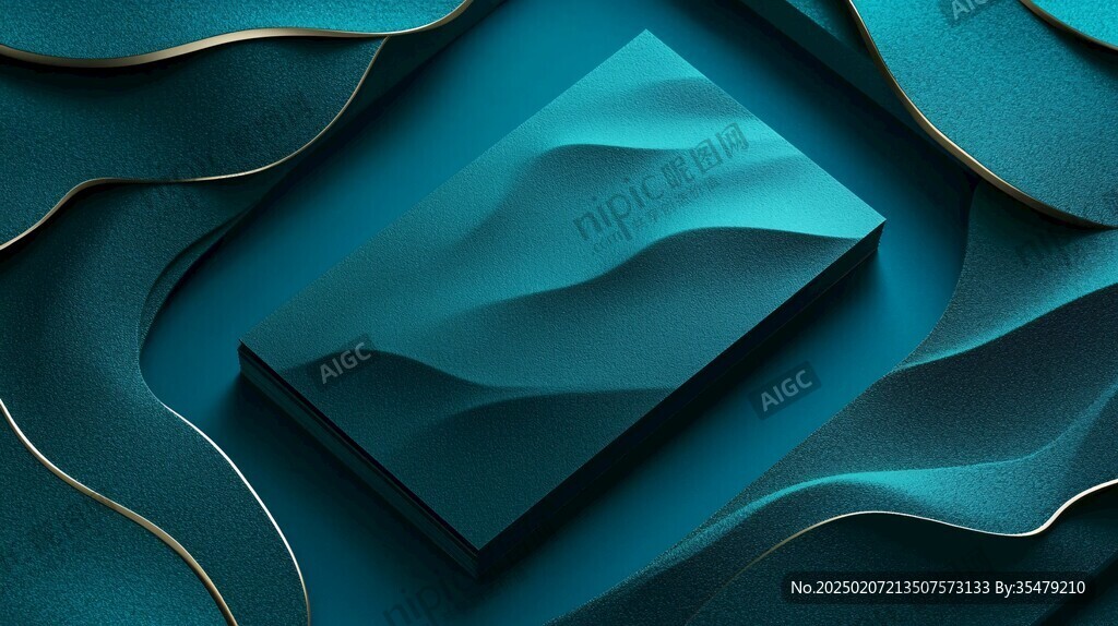 简洁大气拼色曲线纹理