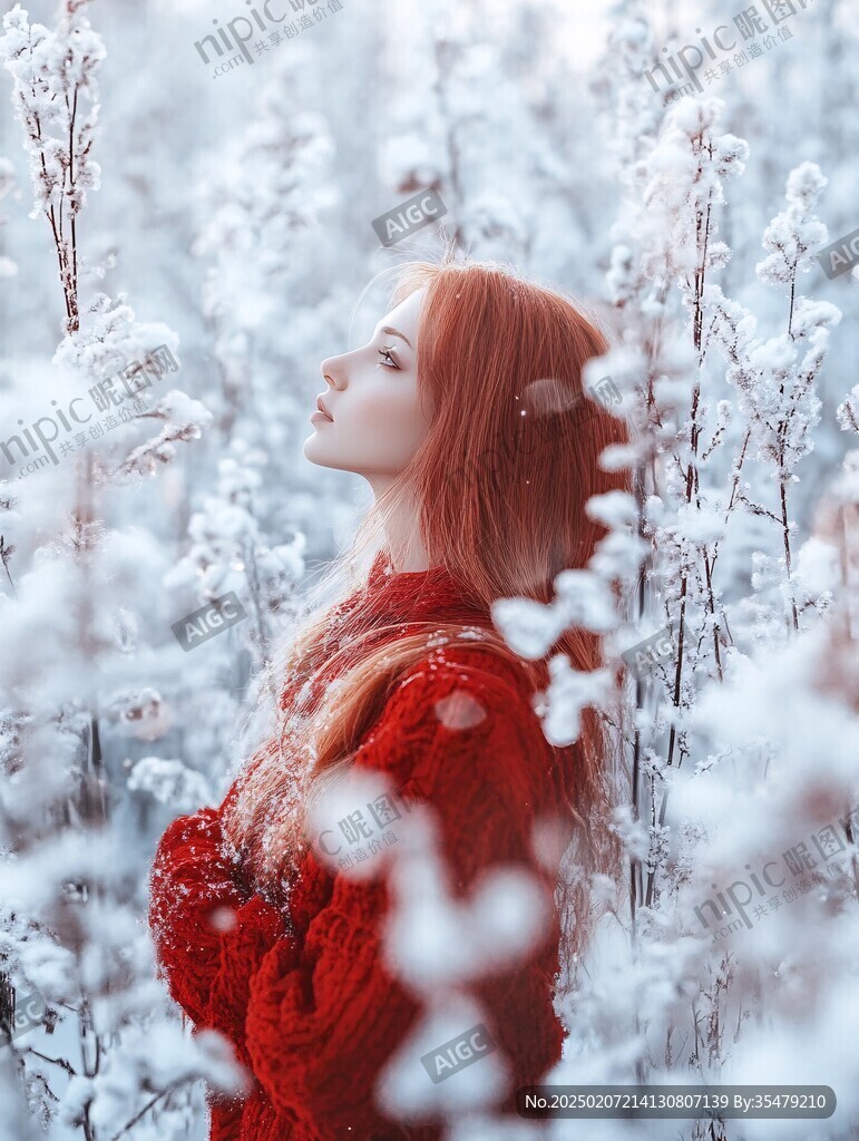 梨花园红衣姑娘