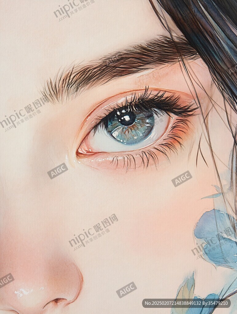 彩铅少女