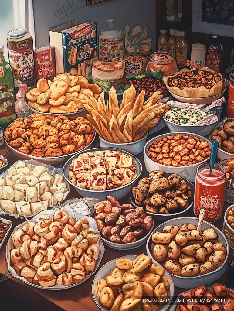 零食插画