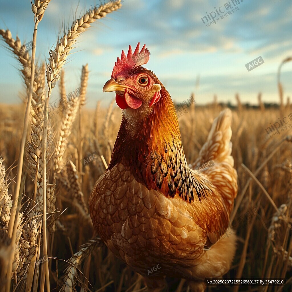 麦田里的鸡