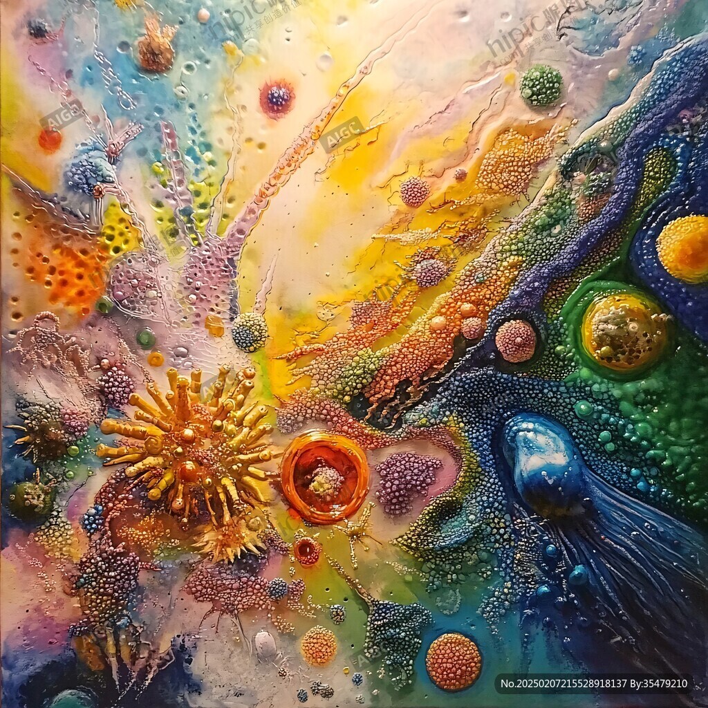 海洋流体画宇宙