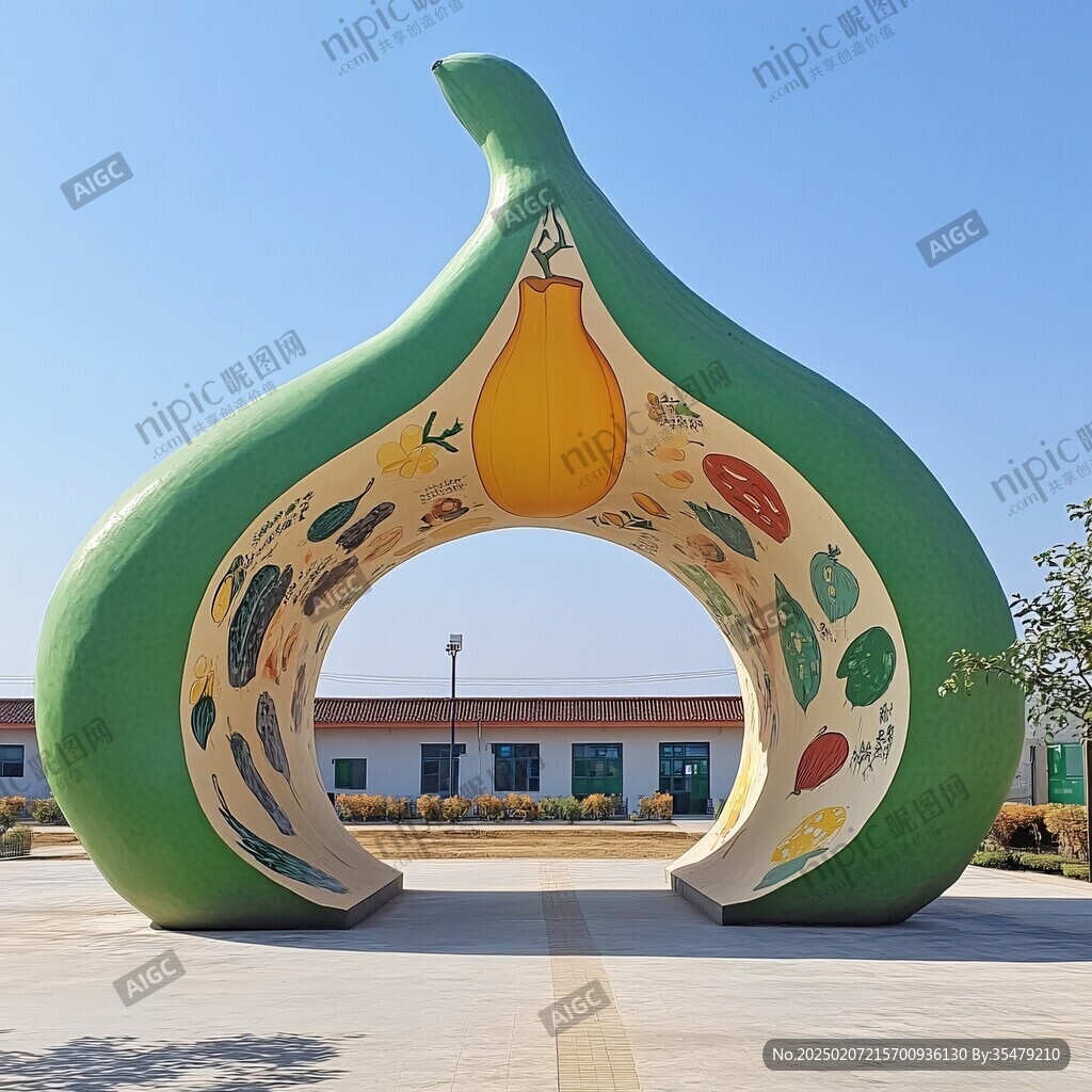 特色水果主体大门