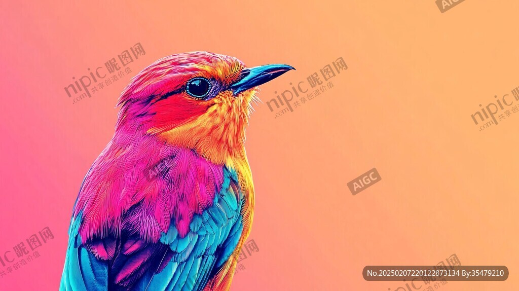 当代艺术风格鸟类艺术