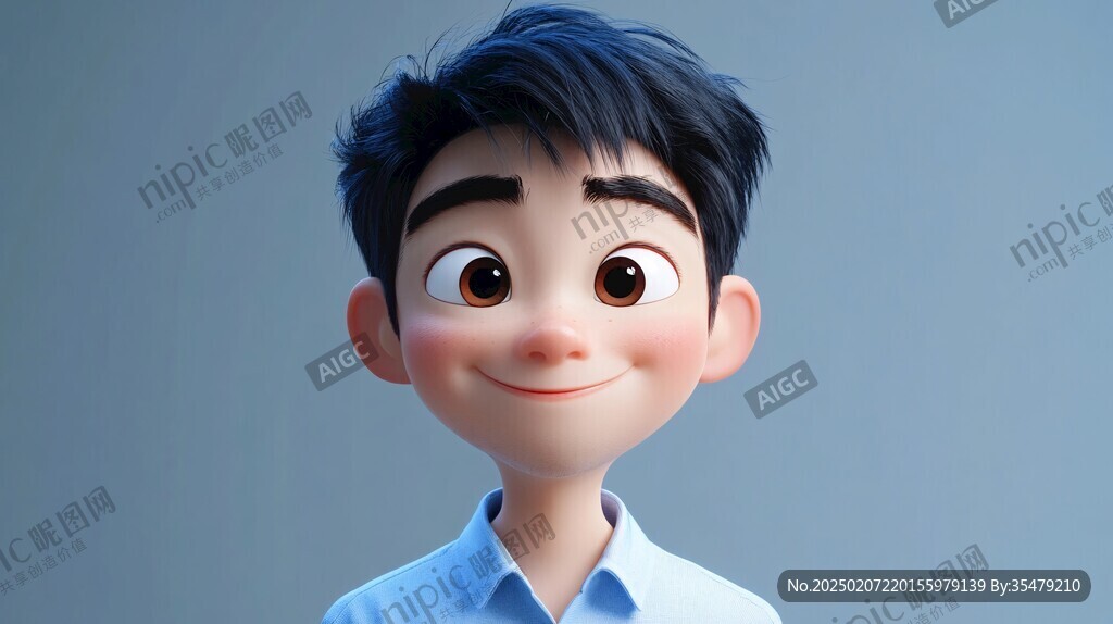 仿3d卡通形象