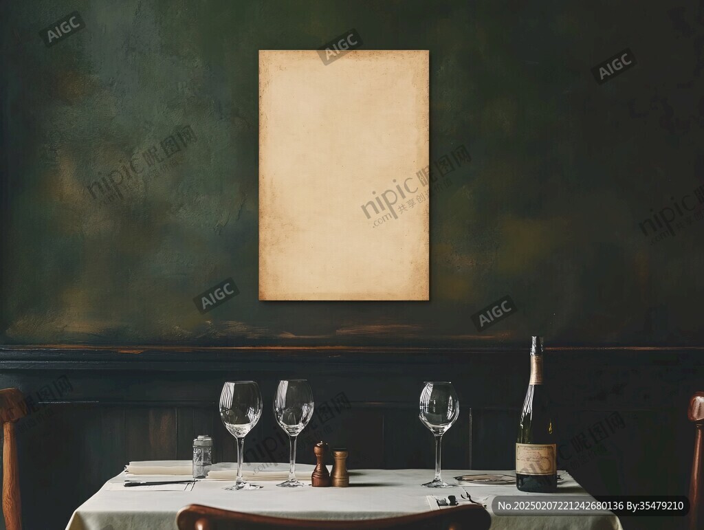 餐厅油画