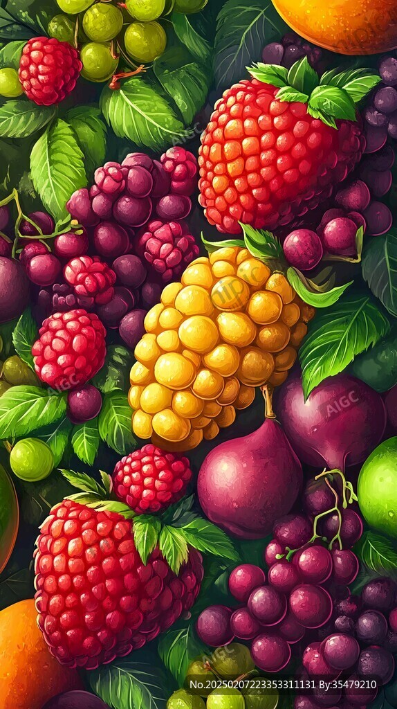水果插画壁纸
