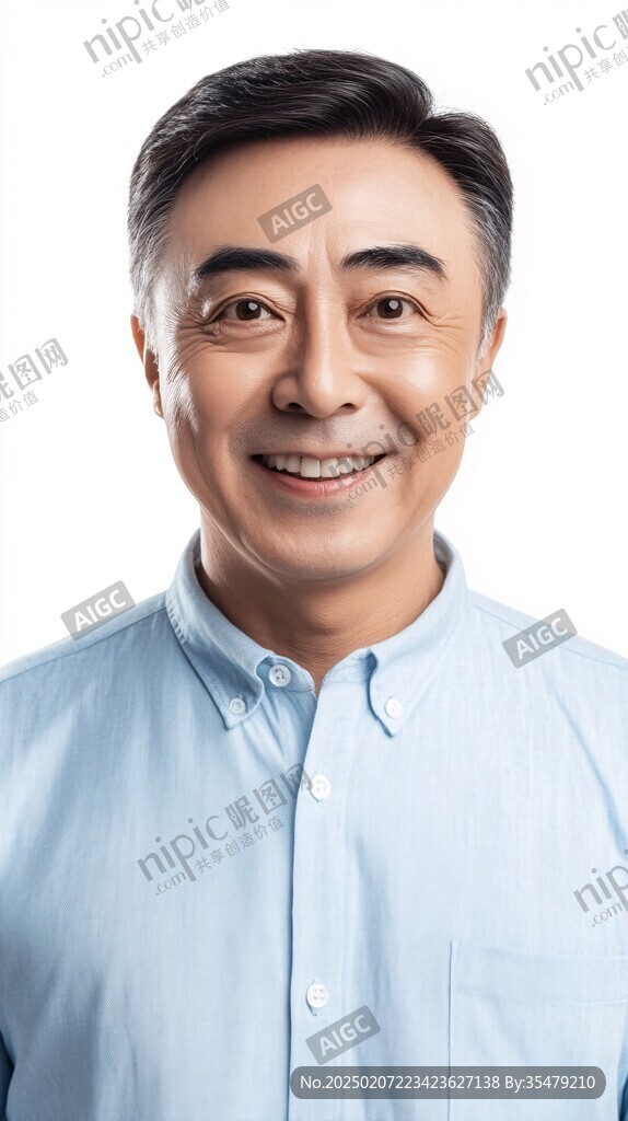 中年证件照衣服素材