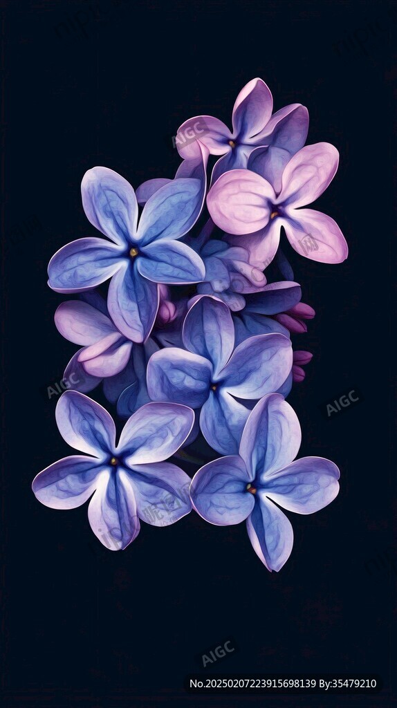 3d立体简约花