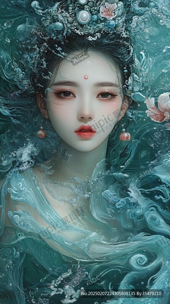 半面妆人物