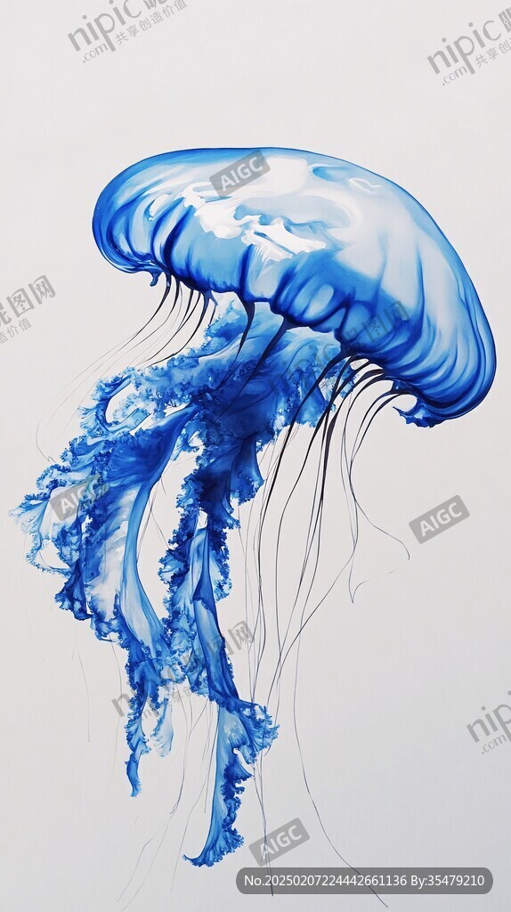 海洋生物梦幻水母